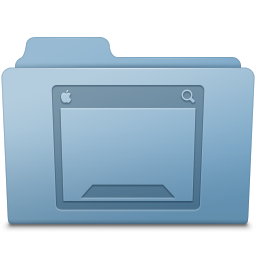 Desktop Folder Blue Icon 256x256 png